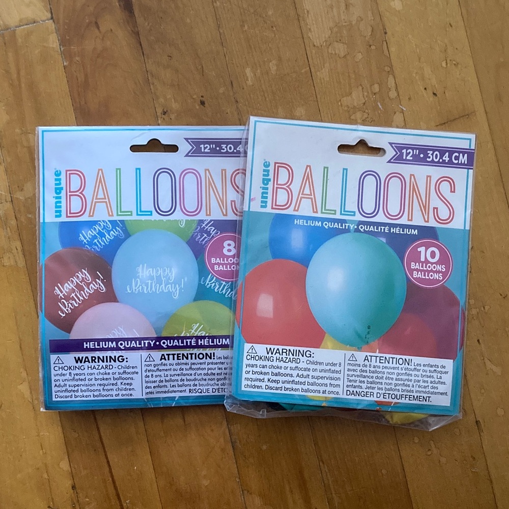 💎 Colorful Birthday Balloon Set of 18